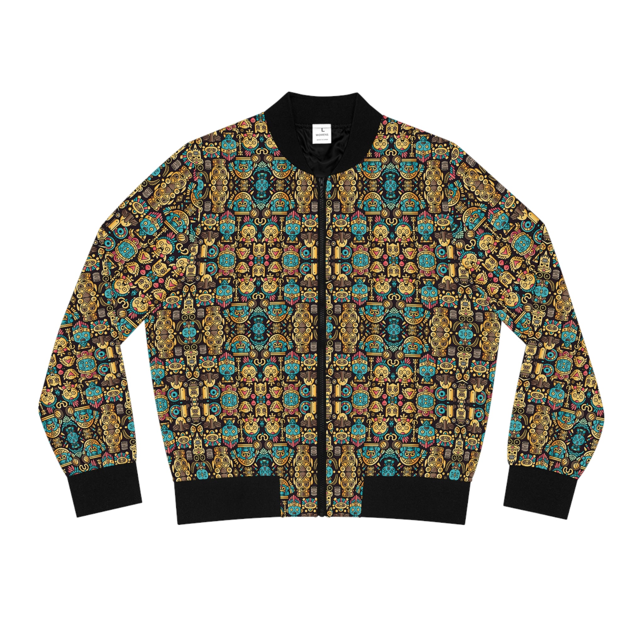 Aztec Gods Women's Bomber Jacket (AOP)