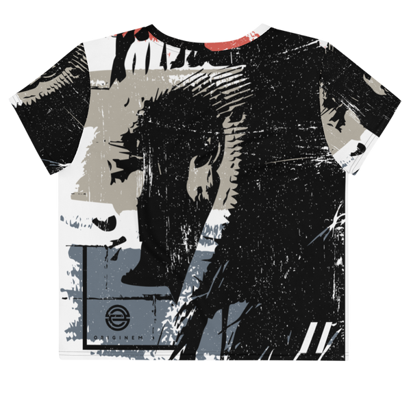 OG Queen All-Over Print Crop Tee
