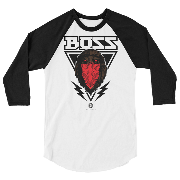 OG Boss Lion 3/4 sleeve raglan shirt