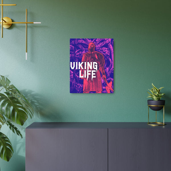 Viking Life PopArt Metal Art Sign