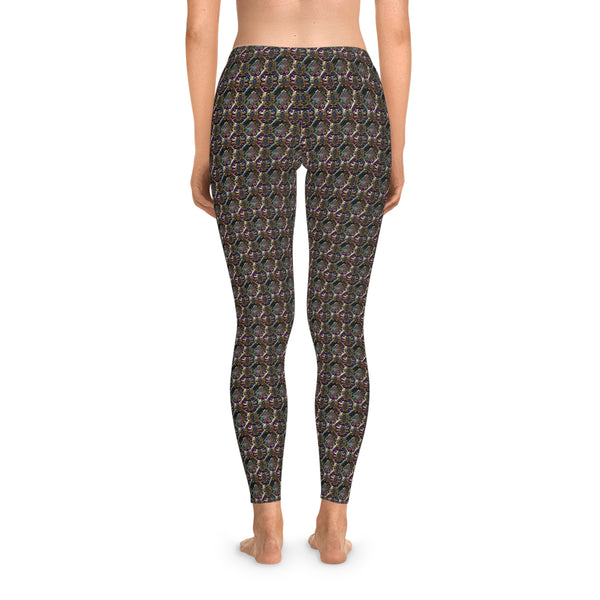 Aztec Futuristic V1 Stretchy Leggings