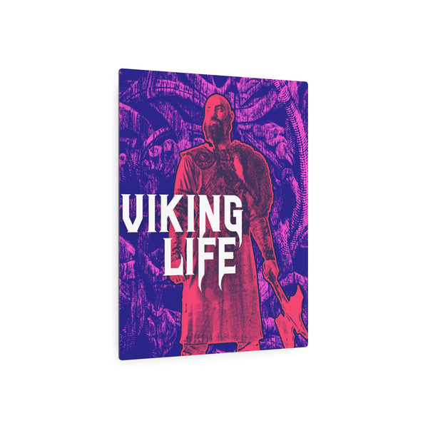 Viking Life PopArt Metal Art Sign