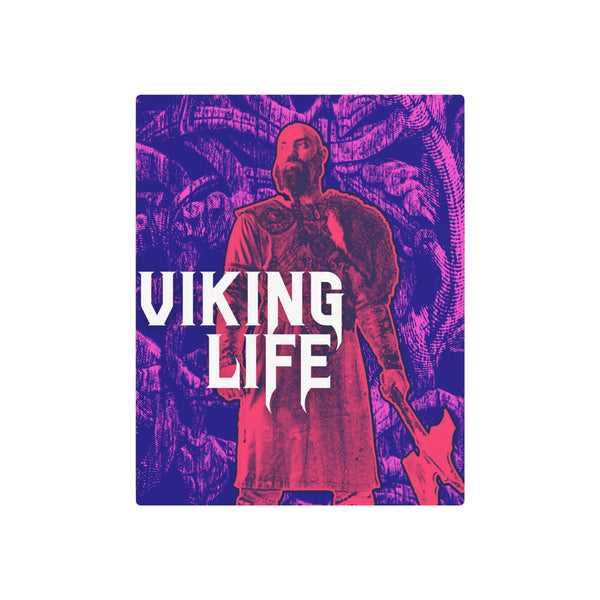 Viking Life PopArt Metal Art Sign