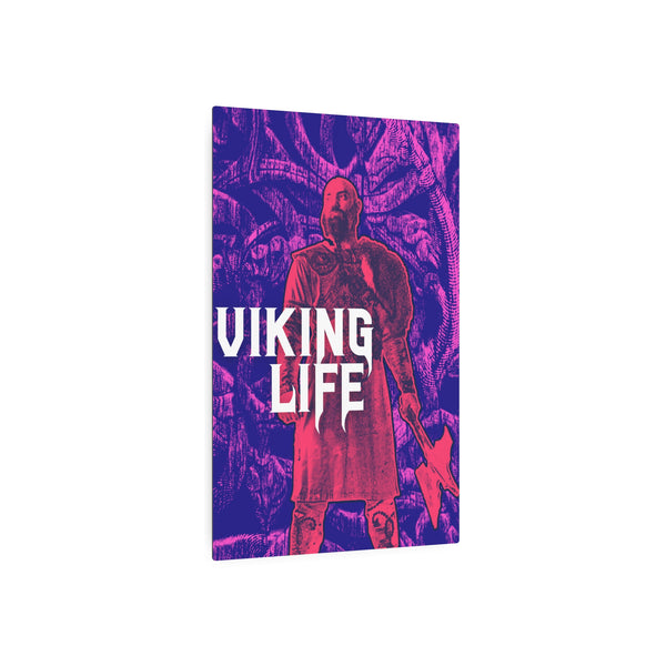 Viking Life PopArt Metal Art Sign