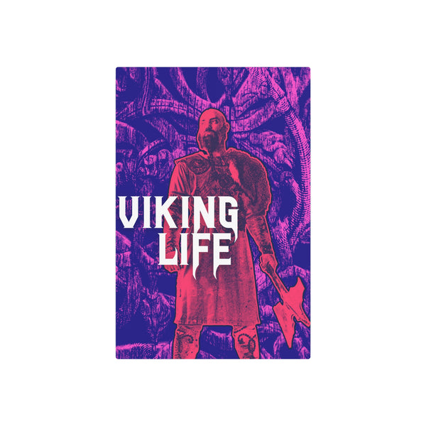 Viking Life PopArt Metal Art Sign