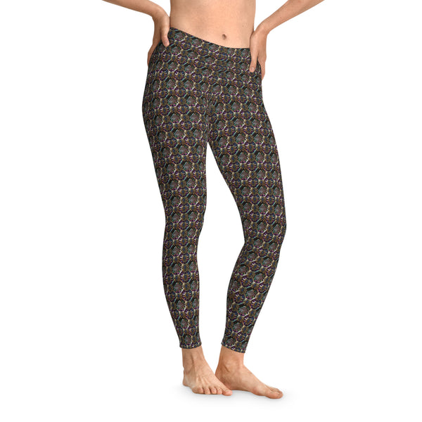 Aztec Futuristic V1 Stretchy Leggings