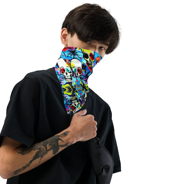 Tropical Skull All-over print bandana