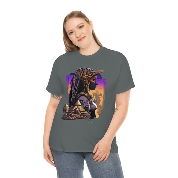 Egyptian Futuristic Femme Unisex Heavy Cotton Tee