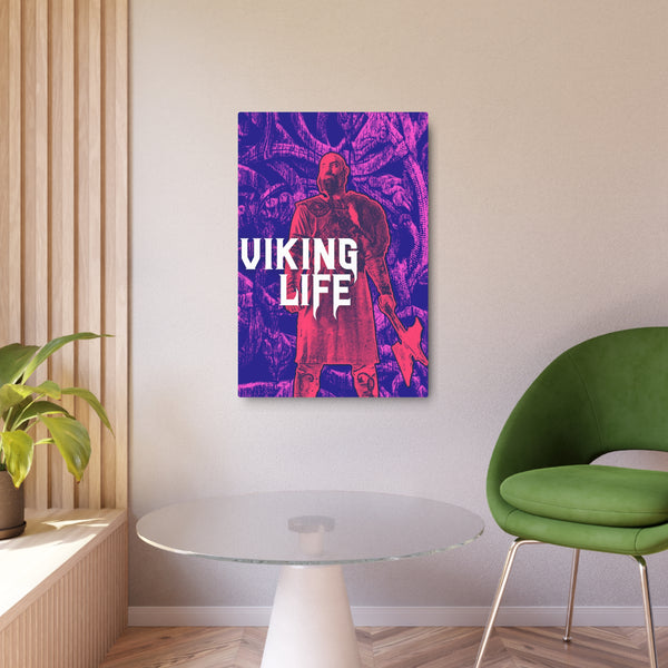 Viking Life PopArt Metal Art Sign