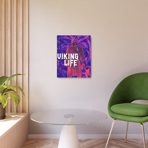 Viking Life PopArt Metal Art Sign