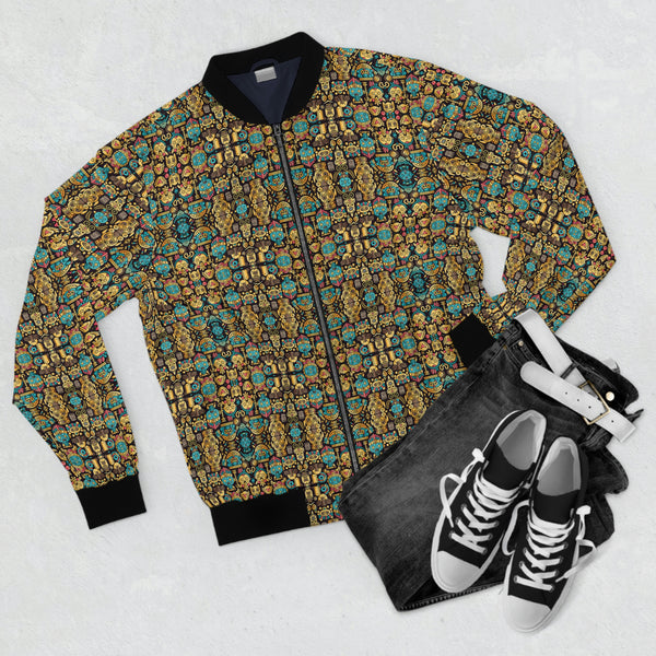 Aztec Gods Men's AOP Bomber Jacket