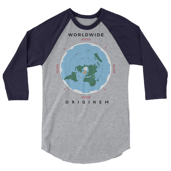 OG Worldwide 3/4 sleeve raglan shirt