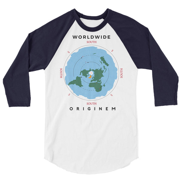 OG Worldwide 3/4 sleeve raglan shirt