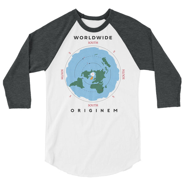 OG Worldwide 3/4 sleeve raglan shirt