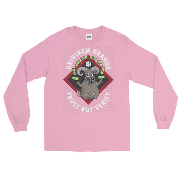 OG Trust But Verify Men’s Long Sleeve Shirt